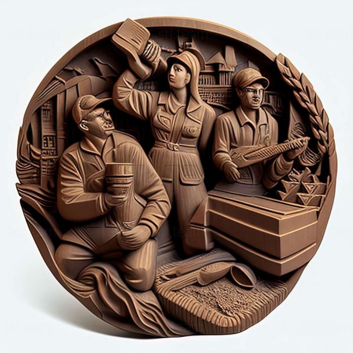 3D модель Гра Workers Resources Soviet Republic (STL)